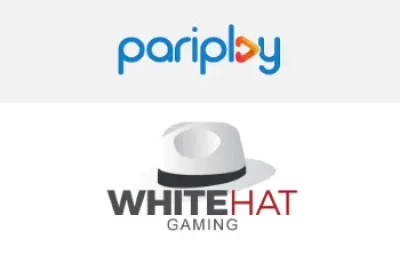 Pariplay and White Hat Gaming logos