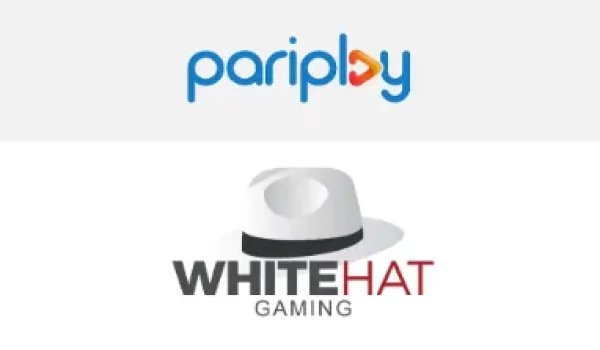 Pariplay and White Hat Gaming logos