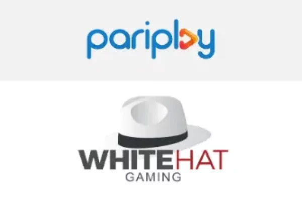 Pariplay and White Hat Gaming logos