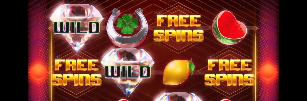 Picture of free spins in a slot game