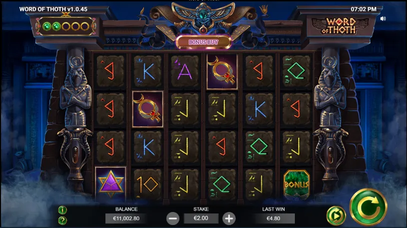 Word of thoth online slot